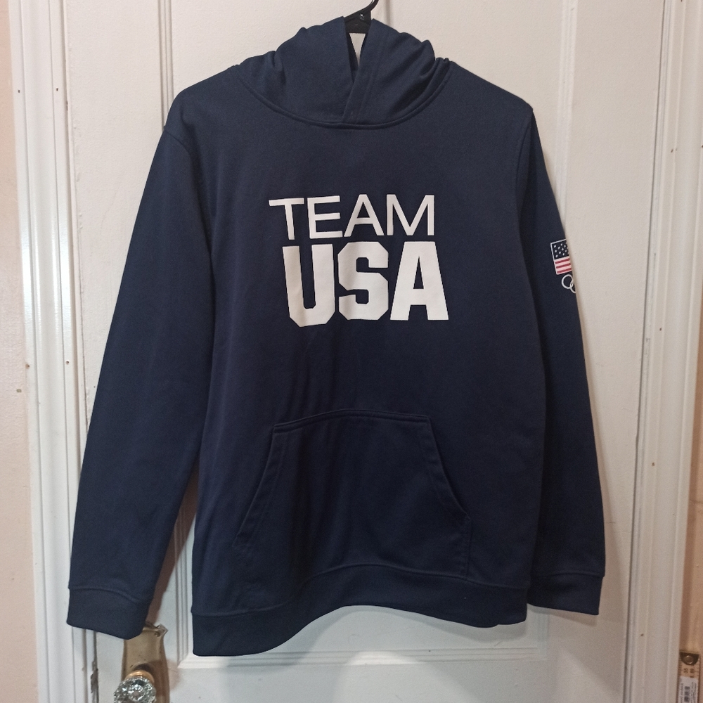 USA Team USA Navy Unisex Hoodie size Youth XL